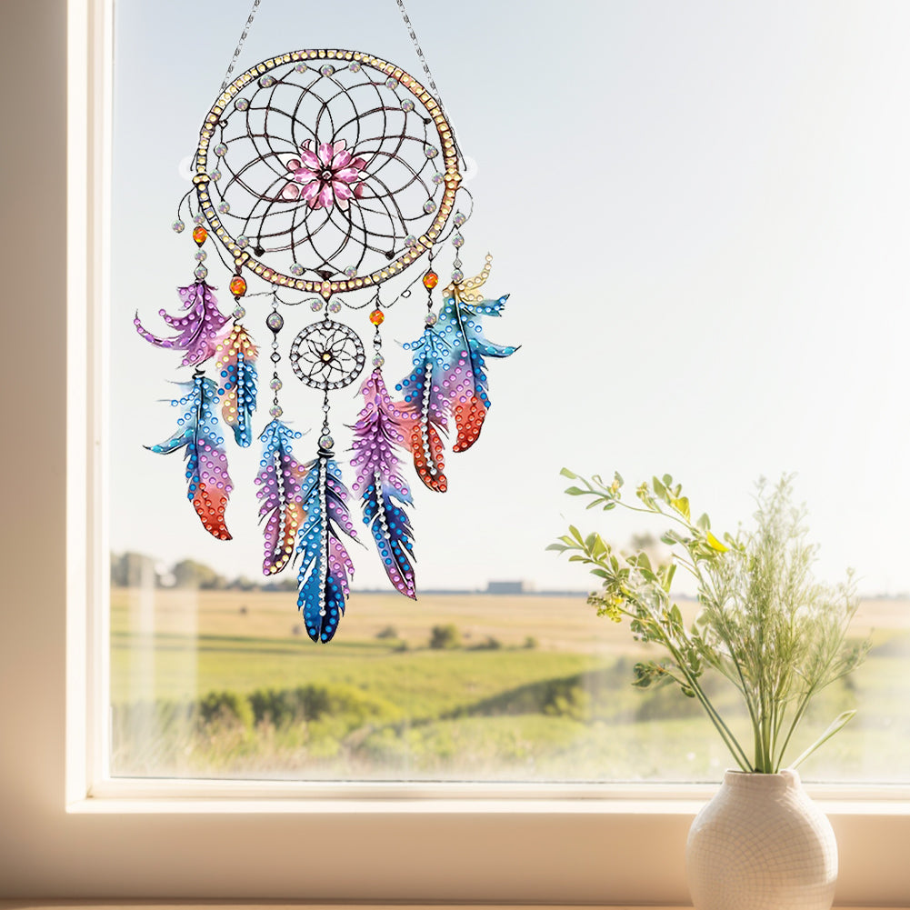 Animal Dream Catcher Diamond Painting Ornaments Diamond Painting Hanging Pendant