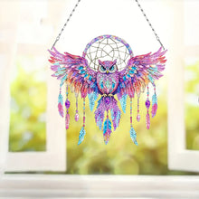 Load image into Gallery viewer, Animal Dream Catcher Diamond Painting Ornaments Diamond Painting Hanging Pendant