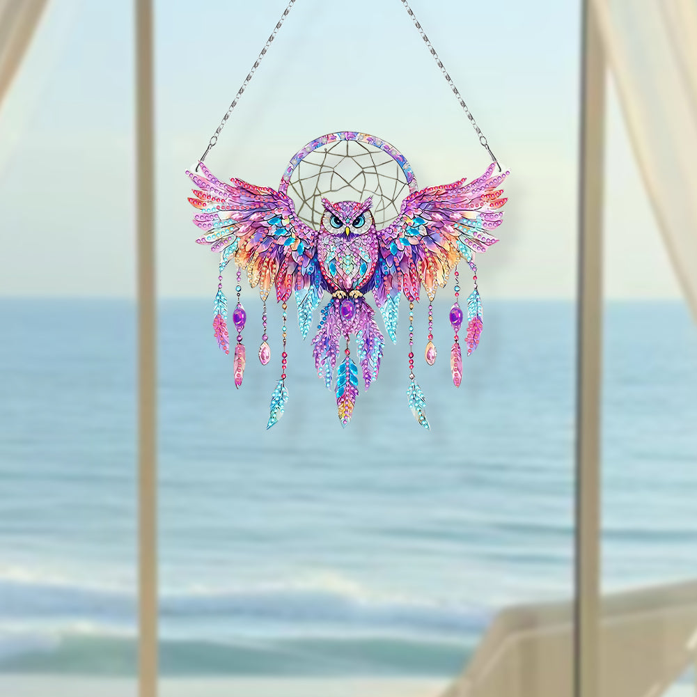 Animal Dream Catcher Diamond Painting Ornaments Diamond Painting Hanging Pendant