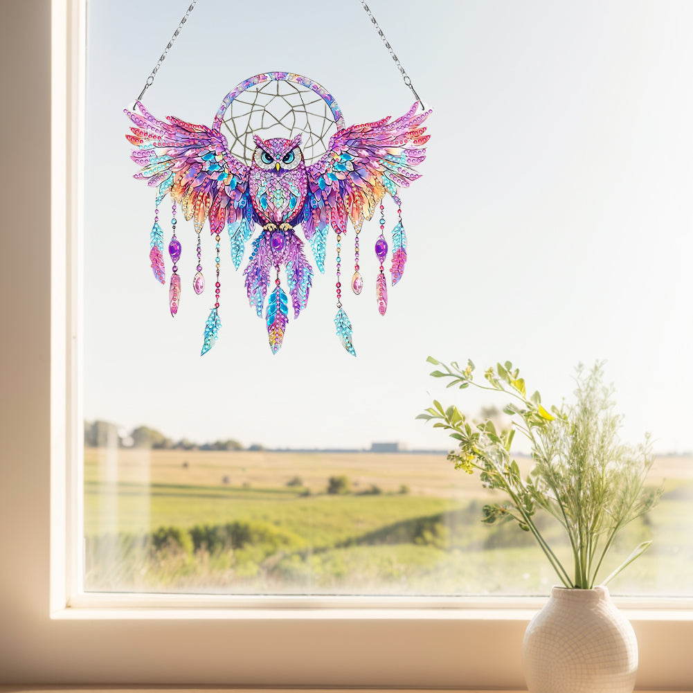 Animal Dream Catcher Diamond Painting Ornaments Diamond Painting Hanging Pendant