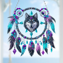 Load image into Gallery viewer, Animal Dream Catcher Diamond Painting Ornaments Diamond Painting Hanging Pendant