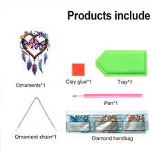 Load image into Gallery viewer, Animal Dream Catcher Diamond Painting Ornaments Diamond Painting Hanging Pendant