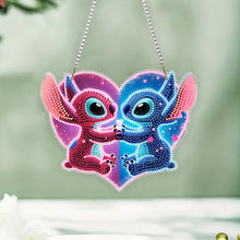 Load image into Gallery viewer, Acrylic Special Shape Bounce Bear Rhinestone Diamond Art Pendants for Art Crafts