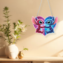 Load image into Gallery viewer, Acrylic Special Shape Bounce Bear Rhinestone Diamond Art Pendants for Art Crafts