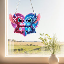 Load image into Gallery viewer, Acrylic Special Shape Bounce Bear Rhinestone Diamond Art Pendants for Art Crafts