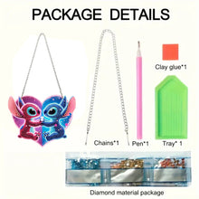 Load image into Gallery viewer, Acrylic Special Shape Bounce Bear Rhinestone Diamond Art Pendants for Art Crafts