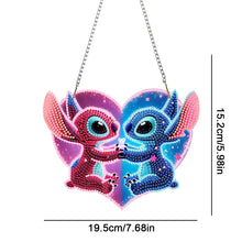 Load image into Gallery viewer, Acrylic Special Shape Bounce Bear Rhinestone Diamond Art Pendants for Art Crafts