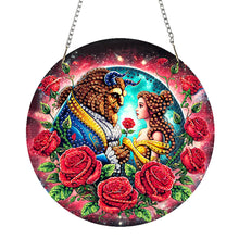 Load image into Gallery viewer, Acrylic Special Shape Bounce Bear Rhinestone Diamond Art Pendants for Art Crafts