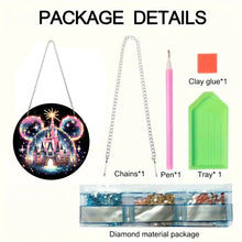 Load image into Gallery viewer, Acrylic Special Shape Bounce Bear Rhinestone Diamond Art Pendants for Art Crafts