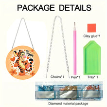 Load image into Gallery viewer, Acrylic Special Shape Bounce Bear Rhinestone Diamond Art Pendants for Art Crafts