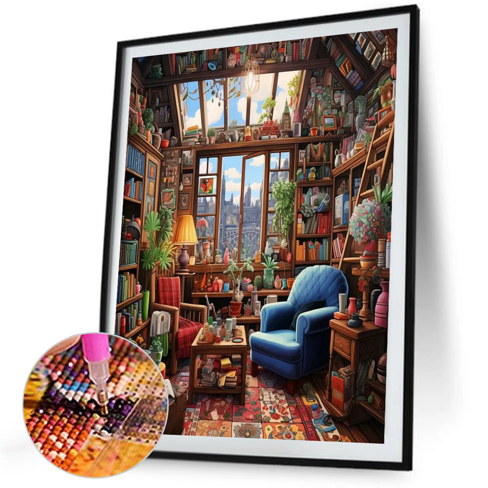 Diamond Painting - Full Square - Study (40*50CM)