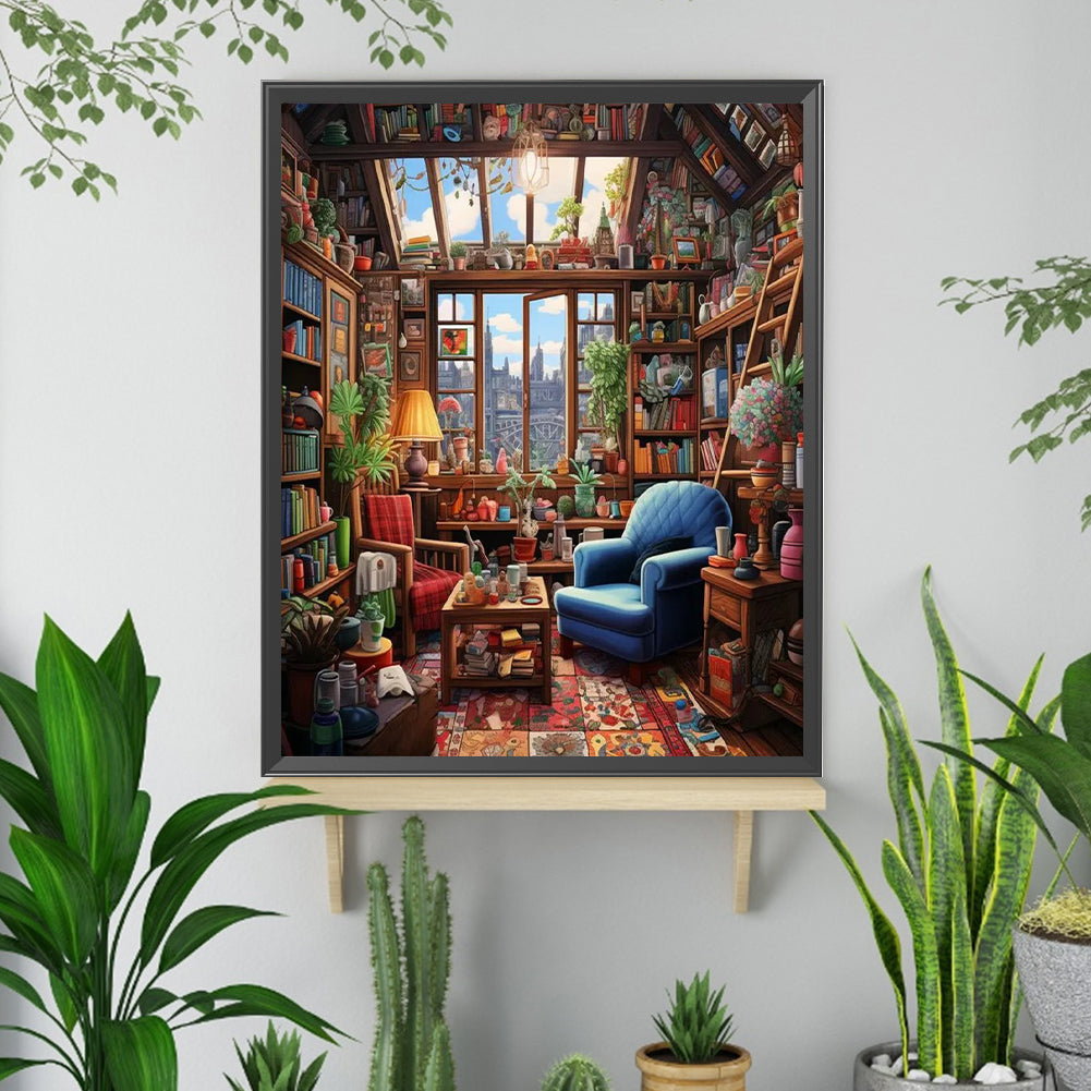 Diamond Painting - Full Square - Study (40*50CM)