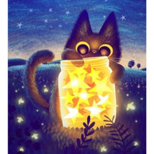 Load image into Gallery viewer, Diamond Painting - Full Square - Black Cat (40*50CM)