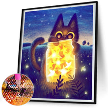 Load image into Gallery viewer, Diamond Painting - Full Square - Black Cat (40*50CM)