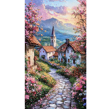 Load image into Gallery viewer, Diamond Painting - Full Round - Small Town Scenery (40*70CM)