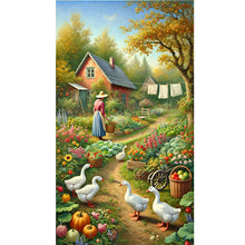 Load image into Gallery viewer, Diamond Painting - Full Round - Rural Scenery (40*70CM)