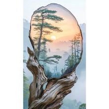 Load image into Gallery viewer, Diamond Painting - Full Square - Sunset On The Tree (40*70CM)
