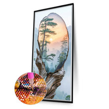 Load image into Gallery viewer, Diamond Painting - Full Square - Sunset On The Tree (40*70CM)