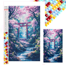 Load image into Gallery viewer, Diamond Painting - Full Square - Japanese Shrine (40*70CM)