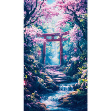 Load image into Gallery viewer, Diamond Painting - Full Square - Japanese Shrine (40*70CM)