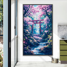 Load image into Gallery viewer, Diamond Painting - Full Square - Japanese Shrine (40*70CM)