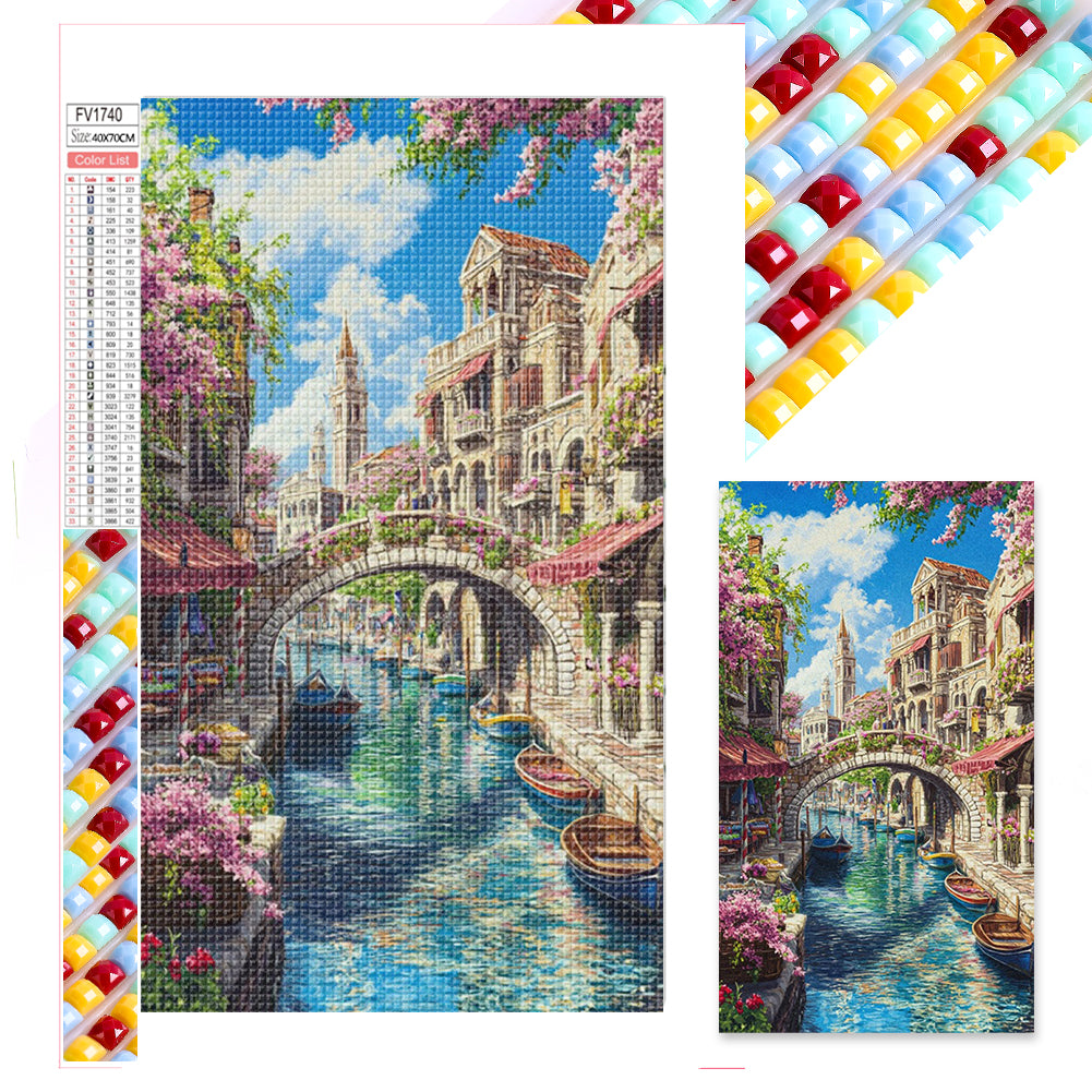 Diamond Painting - Full Square - Venice Water Town (40*70CM)
