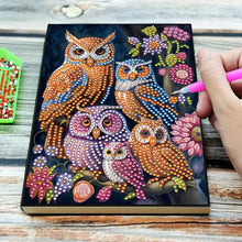 Load image into Gallery viewer, Special Shaped Girl Diamond Painting Diary Book for Birthdays Or Christmas Gifts