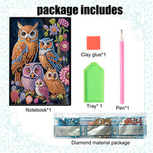 Load image into Gallery viewer, Special Shaped Girl Diamond Painting Diary Book for Birthdays Or Christmas Gifts