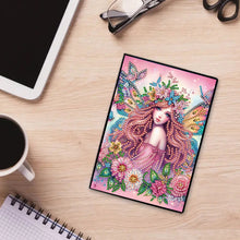 Load image into Gallery viewer, Special Shaped Girl Diamond Painting Diary Book for Birthdays Or Christmas Gifts