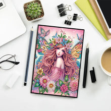Load image into Gallery viewer, Special Shaped Girl Diamond Painting Diary Book for Birthdays Or Christmas Gifts