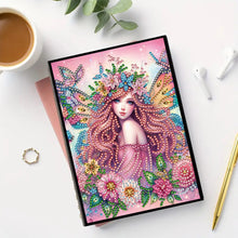 Load image into Gallery viewer, Special Shaped Girl Diamond Painting Diary Book for Birthdays Or Christmas Gifts