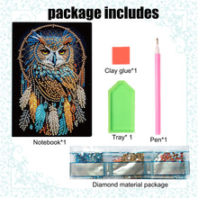 Load image into Gallery viewer, Special Shaped Girl Diamond Painting Diary Book for Birthdays Or Christmas Gifts