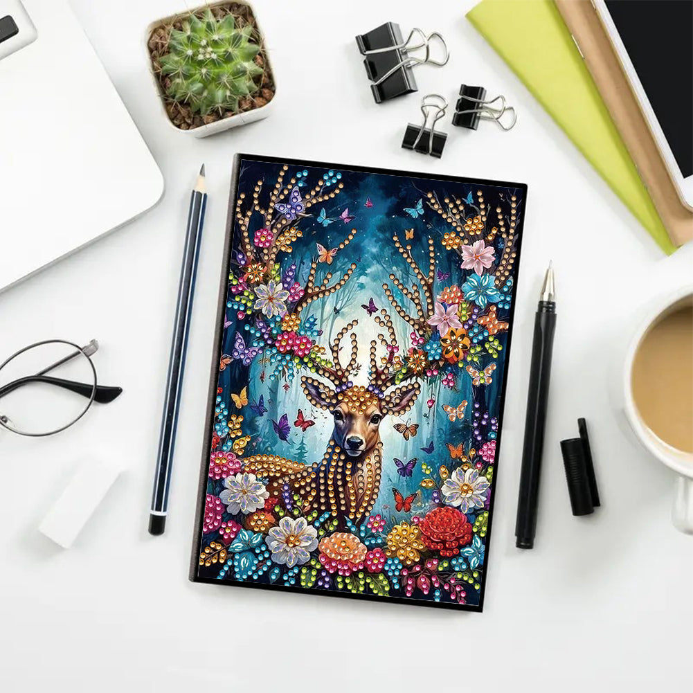 Special Shaped Girl Diamond Painting Diary Book for Birthdays Or Christmas Gifts