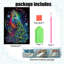 Load image into Gallery viewer, Special Shaped Girl Diamond Painting Diary Book for Birthdays Or Christmas Gifts