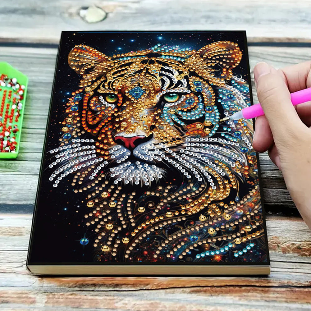 Special Shaped Girl Diamond Painting Diary Book for Birthdays Or Christmas Gifts