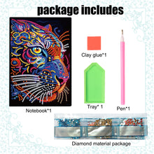 Load image into Gallery viewer, Special Shaped Girl Diamond Painting Diary Book for Birthdays Or Christmas Gifts