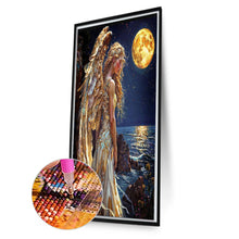 Load image into Gallery viewer, Diamond Painting - Full Square - Angel Under The Moon (40*60CM)