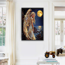 Load image into Gallery viewer, Diamond Painting - Full Square - Angel Under The Moon (40*60CM)