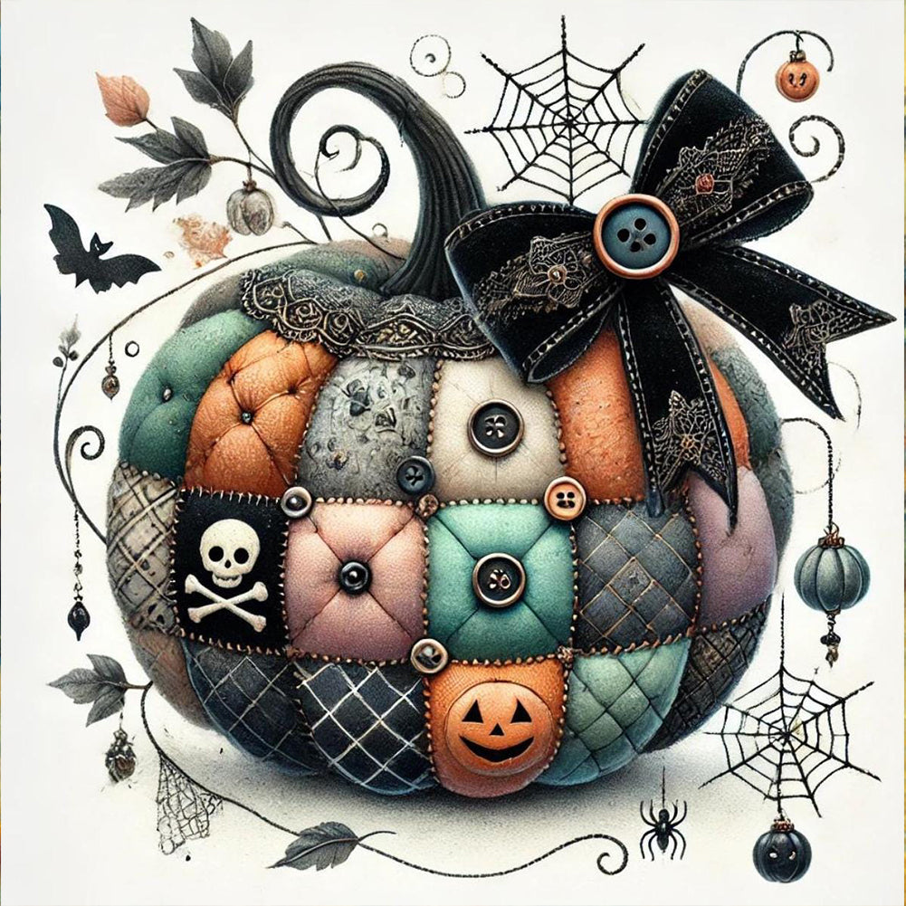 Diamond Painting - Full Round - Colorful Pumpkin (40*40CM)