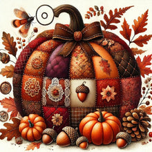 Load image into Gallery viewer, Diamond Painting - Full Round - Colorful Pumpkin (40*40CM)