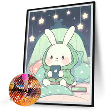 Load image into Gallery viewer, AB Diamond Painting - Full Round - Bunny Playing With Mobile Phone (40*50CM)