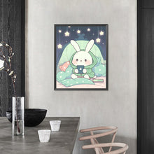 Load image into Gallery viewer, AB Diamond Painting - Full Round - Bunny Playing With Mobile Phone (40*50CM)