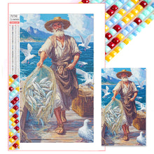 Load image into Gallery viewer, Diamond Painting - Full Square - The Old Man And The Sea (40*70CM)