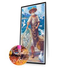 Load image into Gallery viewer, Diamond Painting - Full Square - The Old Man And The Sea (40*70CM)