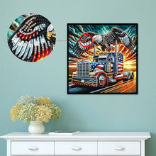 Load image into Gallery viewer, Diamond Painting - Partial Special Shaped - Independence Day With American Flag (30*30CM)