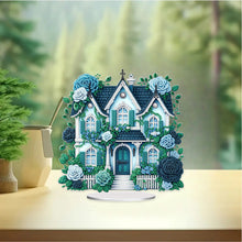 Load image into Gallery viewer, Flower House Acrylic Diamond Painting Tabletop Ornaments Kit for Adults Beginner