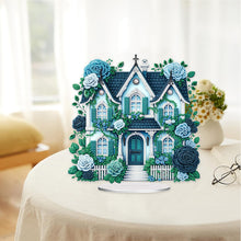 Load image into Gallery viewer, Flower House Acrylic Diamond Painting Tabletop Ornaments Kit for Adults Beginner