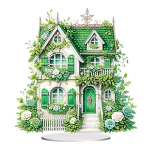 Load image into Gallery viewer, Flower House Acrylic Diamond Painting Tabletop Ornaments Kit for Adults Beginner