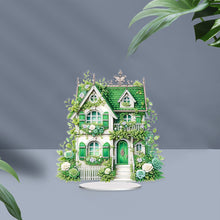 Load image into Gallery viewer, Flower House Acrylic Diamond Painting Tabletop Ornaments Kit for Adults Beginner