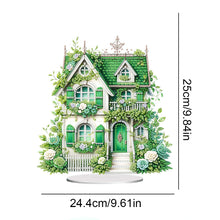 Load image into Gallery viewer, Flower House Acrylic Diamond Painting Tabletop Ornaments Kit for Adults Beginner